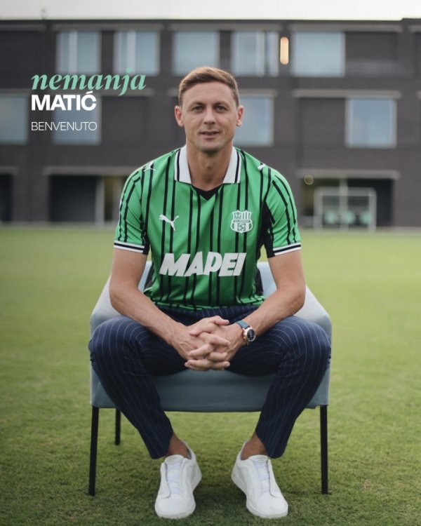 重回意甲！官方：37岁马蒂奇解放身加盟意甲升班马萨索洛