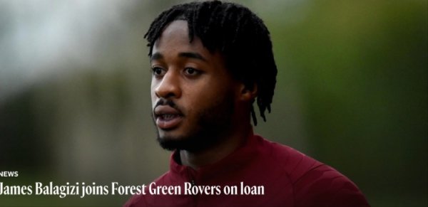 官方：21岁利物浦中场巴拉吉皆租出英议联格兰丛林流浪，为期1年