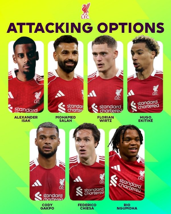 太浊富了🤯英超官方晒照赞颂：伊萨克加盟，望望利物浦的锋线