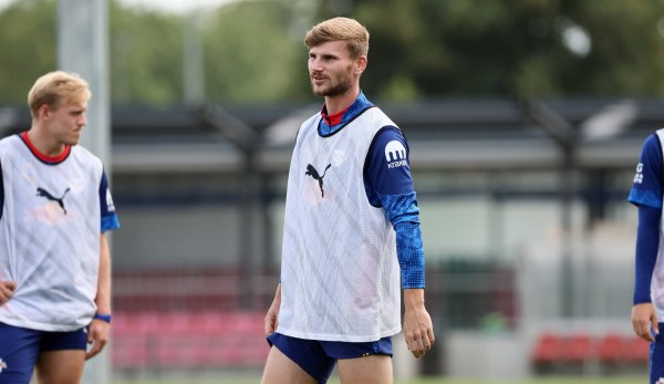 图片报：维尔纳在莱比锡热身赛中踢满90分钟，2023年5月以来初次