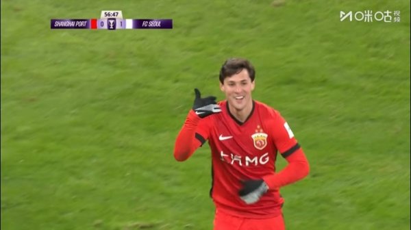 一支穿云箭！维塔尔内切弧顶轰出宇宙波！海港1-1扳平首尔